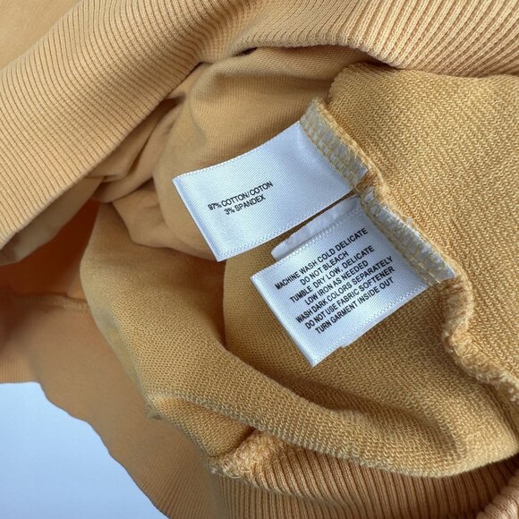 Cutter & Buck Men's 1/4 Zip Pullover Yellow Long‎ Sleeve - Picture 4 of 4